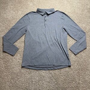 Lululemon Evolution Long-Sleeve Polo Shirt *Pique Fabric